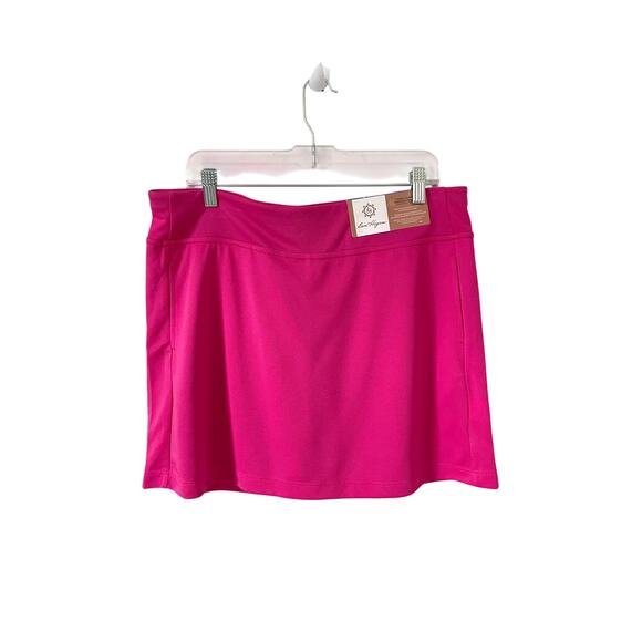 Ben Hogan Performance Tummy Control Pocket Athletic Golf Skirt Pink Size XL NEW - Picture 1 of 8